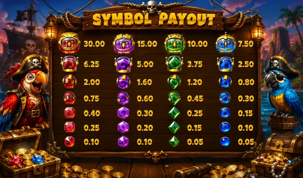 Symbol payout